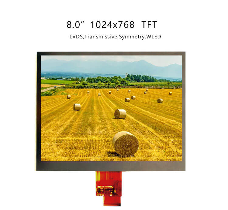 8.0 Inch LCD Module Lvds 40 Pin Connector TFT Display 1024X768 High  Resolution Screen LED Backlight Panel Driver - China TFT Screen and TFT LCD  price